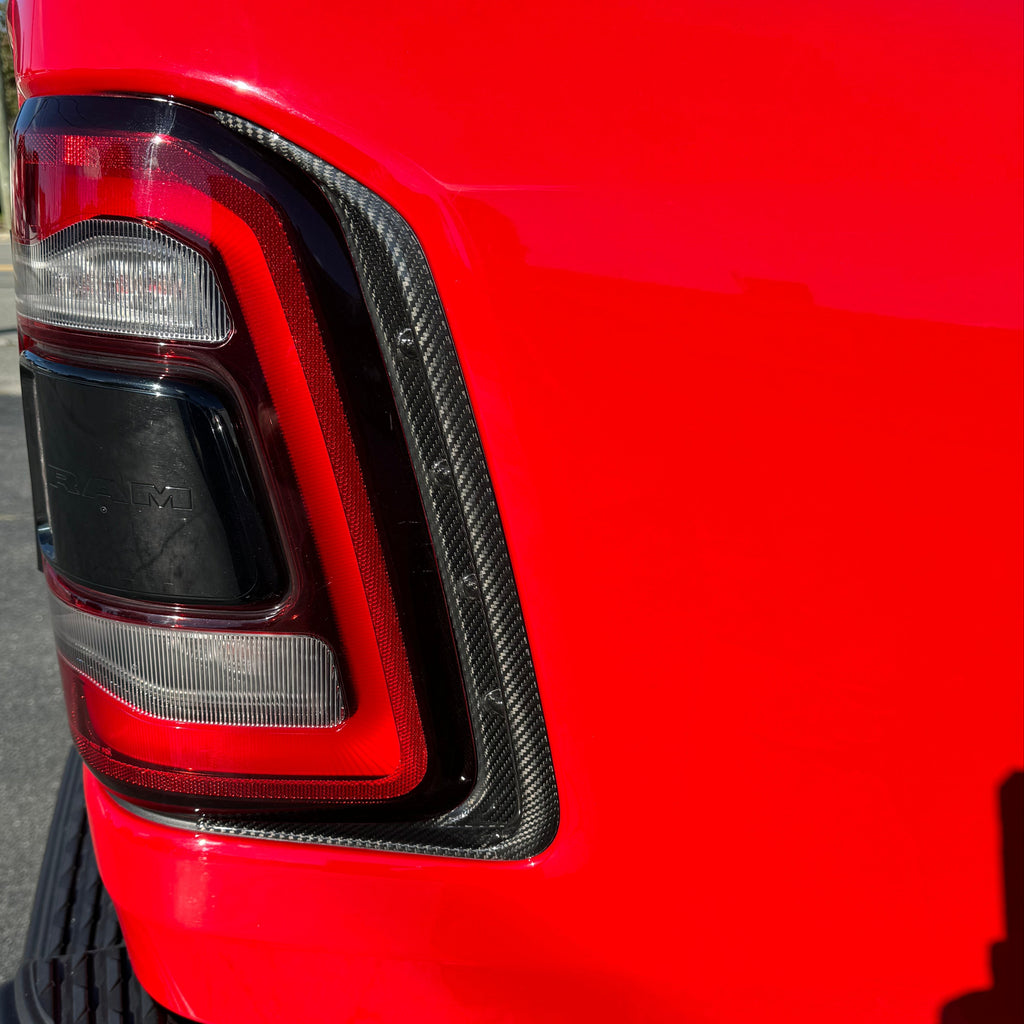 2019+ RAM TRX / RHO Carbon Fiber Taillight Vent Covers!