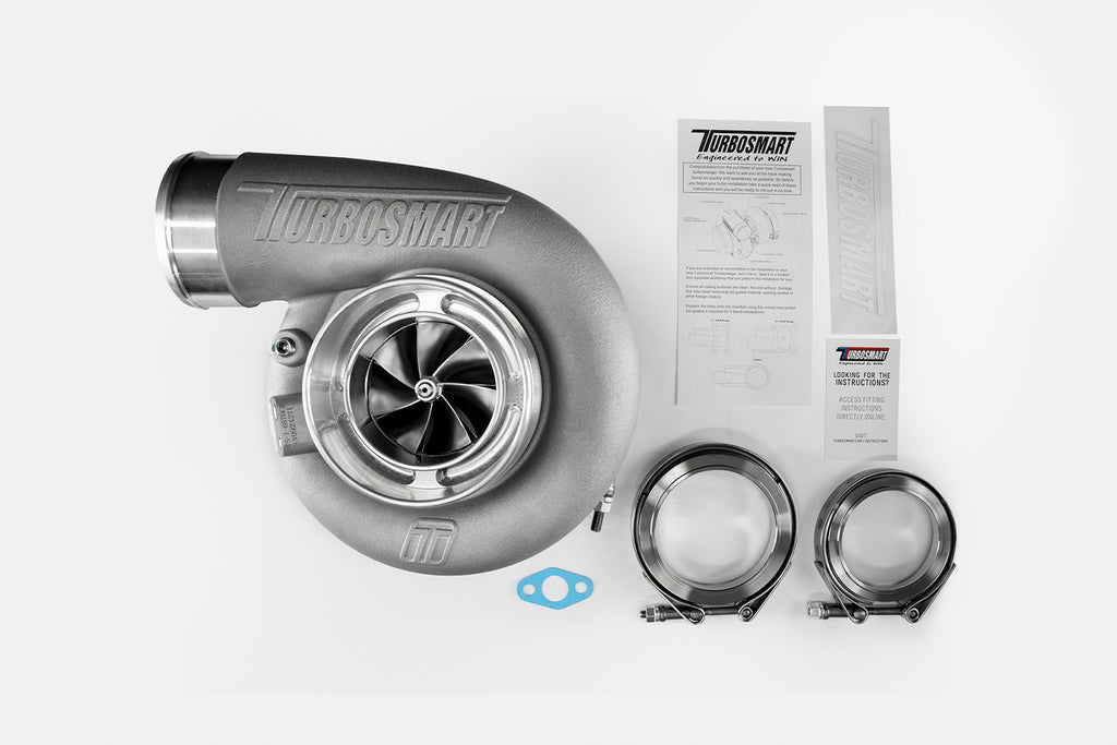 TURTS-1-6870C-VR096E-Turbosmart TS-1 Turbocharger 6870 V-Band Reverse Rotation 0.96AR Externally Wastegated-Turbochargers-Turbosmart
