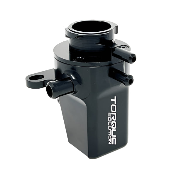 Torque Solution Coolant Expansion Tank: Subaru WRX 02-07 / STI 04-22 / Forester XT 04-08 - Black