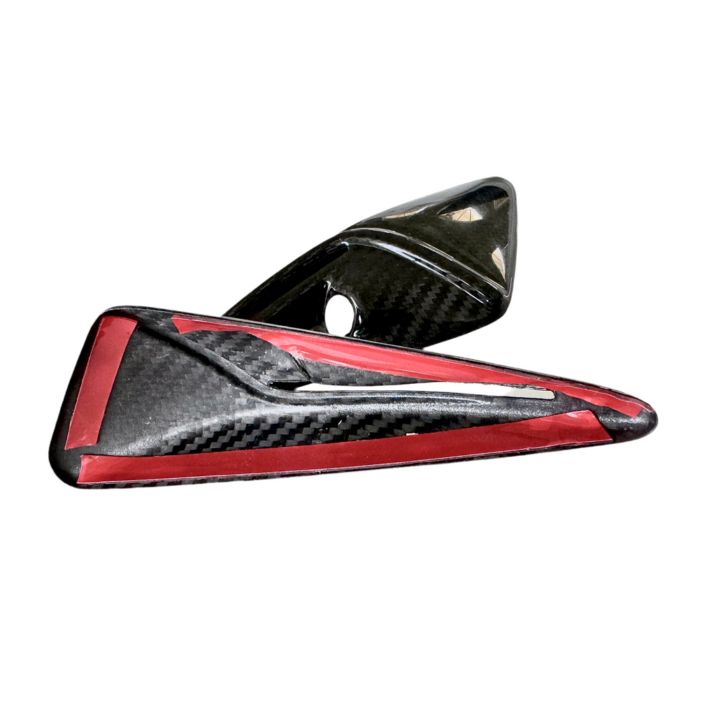 000000000-Tesla Model 3/ X/ Y Carbon Fiber Camera Covers-Exterior Trim-Black Ops Auto Works