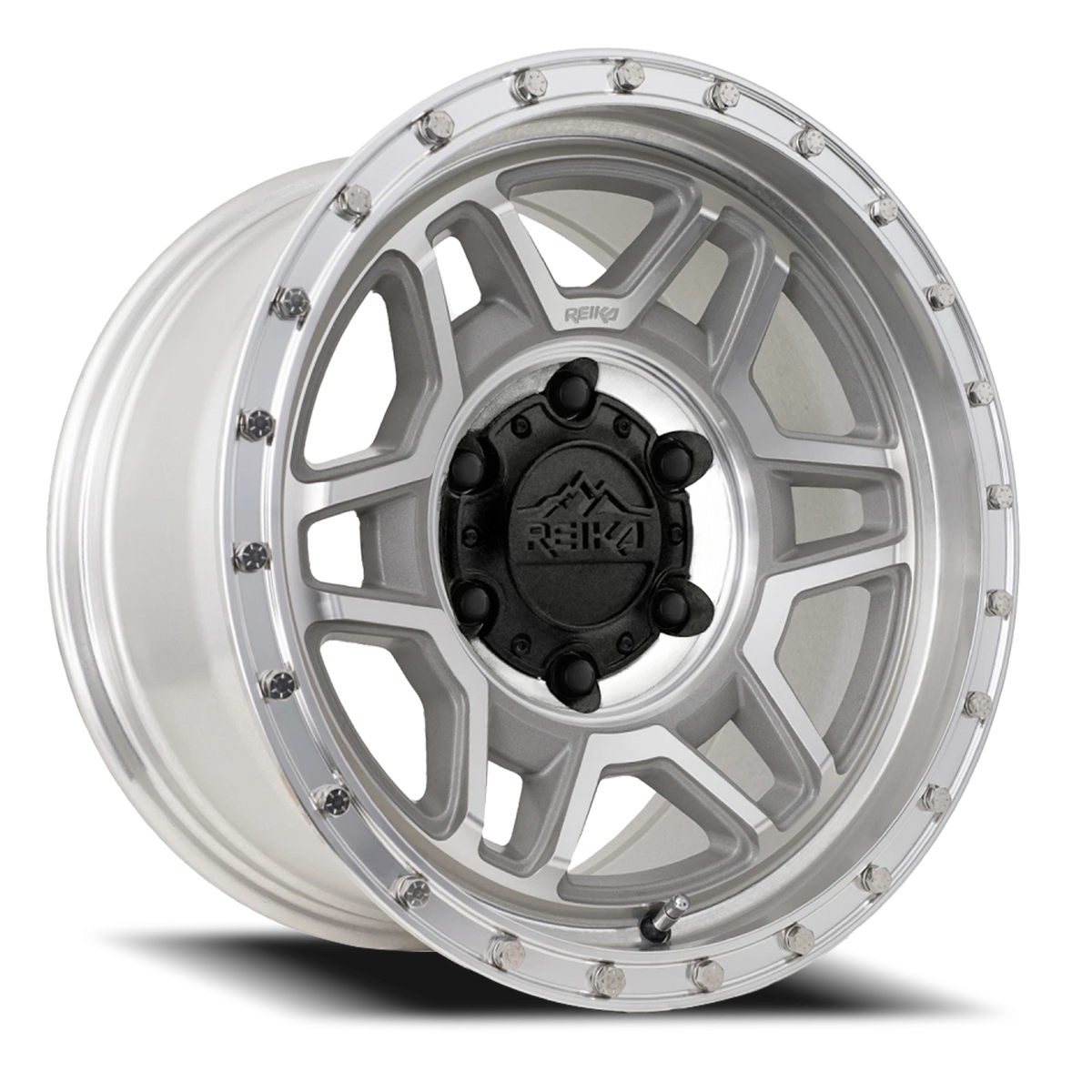 Reika Trooper R40 M 17x8.5 +0 5x150mm 110.3mm Machined Aluminum – Black ...