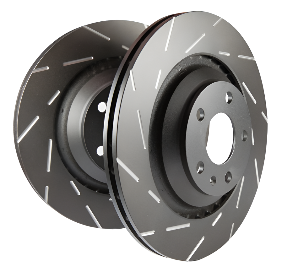 Close up EBC narrow slot pattern and GEOMET coating