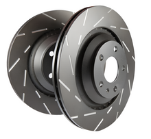 Load image into Gallery viewer, Close up EBC narrow slot pattern and GEOMET coating