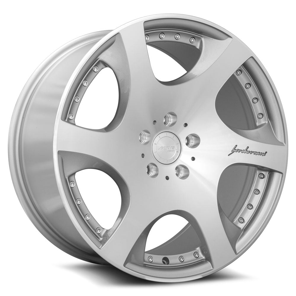 MRR Wheels MRR VP3 19x9.5 35 5x112mm 66.6mm Silver Machined Face