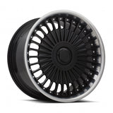 MRR VP4 22x9 20 5x114.3mm 73.1mm Black Machined Lip