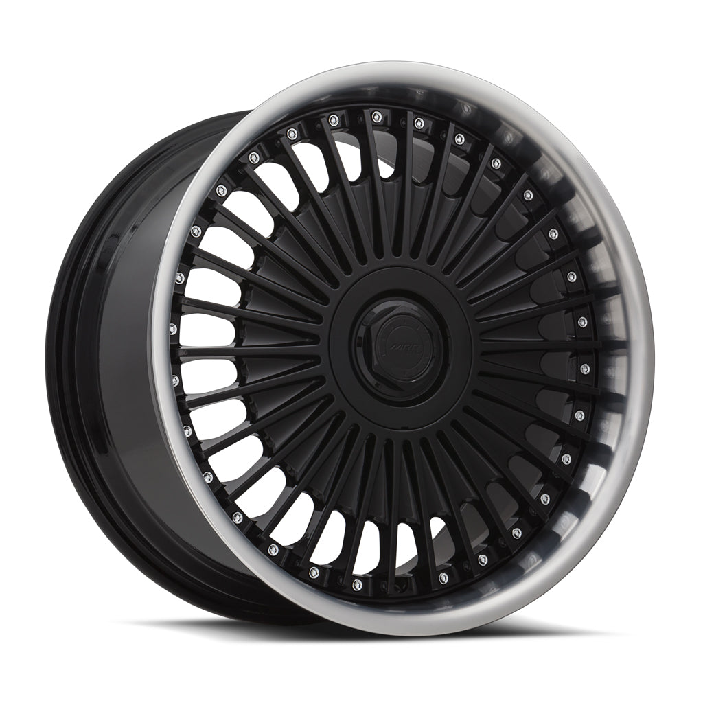 MRR Wheels MRR VP4 22x10.5 25 5x112mm 66.6mm Black Machined Lip