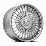 MRR VP4 22x9 25 5x112mm 66.6mm Silver Machined Lip