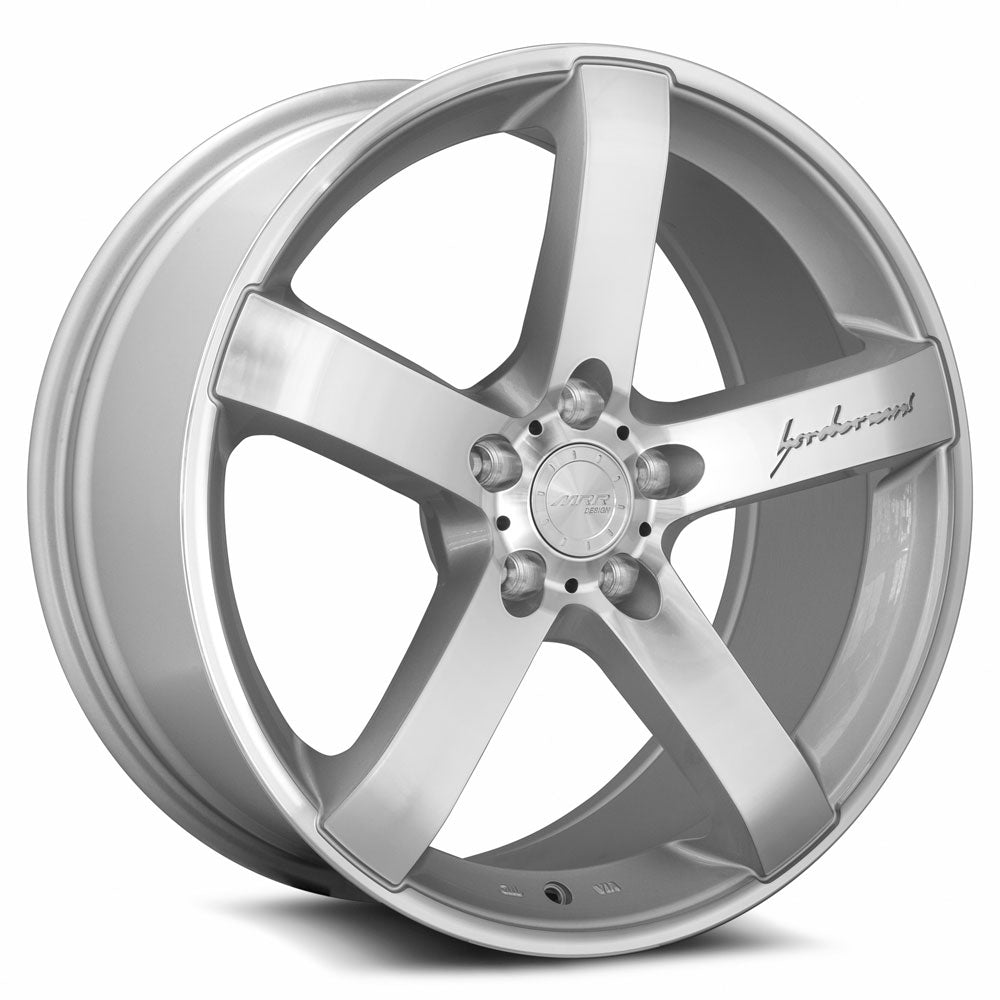 MRR Wheels MRR VP5 19x8.5 35 5x108mm 73.1mm Silver Machined Face
