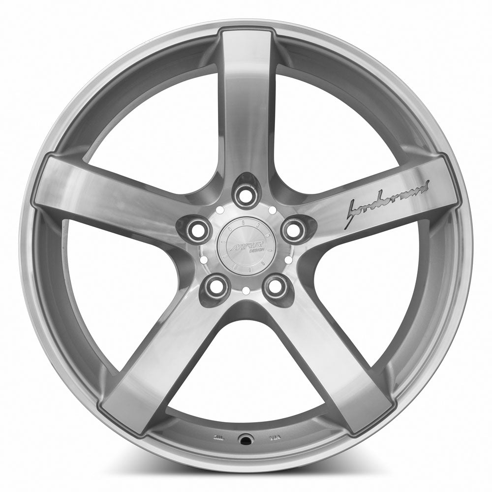 MRR Wheels MRR VP5 20x10.5 25 5x112mm 66.6mm Silver Machined Face