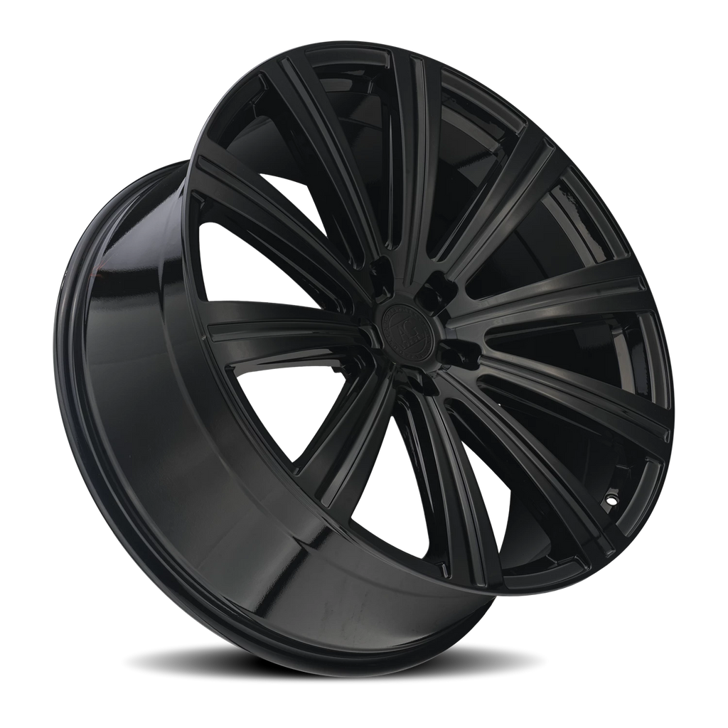 Avant Garde Vanguard 24x9.5 +15 5x120mm 72.6mm Gloss Black
