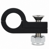 Vibrant Billet Aluminum P-Clamp 3/16in ID - Anodized Black
