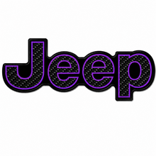 Load image into Gallery viewer, RBDCFJTB Carbon Fiber Jeep Trunk Badge 2011-2022 Grand Cherokee