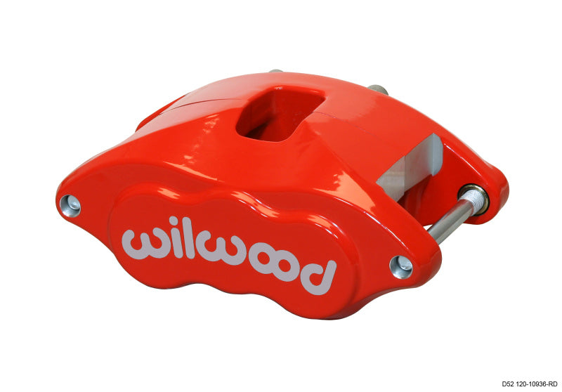 Wilwood Caliper-D52-Red 2.00/2.00in Pistons 1.28in Disc - Black Ops Auto Works