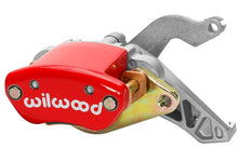Load image into Gallery viewer, Wilwood Caliper-MC4 Mechanical-R/H - Red w/ Logo 1.19in Piston .81in Disc - Black Ops Auto Works