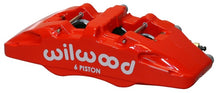 Load image into Gallery viewer, Wilwood Caliper-Forged Dynapro 6 5.25in Mount-Red-L/H 1.62/1.12/1.12in Pistons 0.81in Disc - Black Ops Auto Works