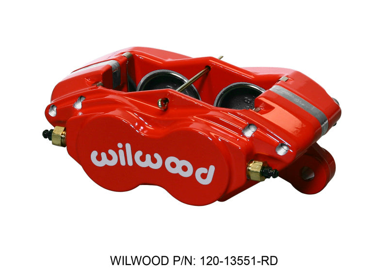 Wilwood Caliper-Forged Dynalite-M-Red 1.75in Pistons 1.00in Disc - Black Ops Auto Works