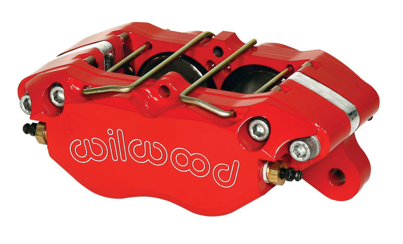 Wilwood Caliper-Dynapro 5.25in Mount - Red 1.75in Pistons .81in Disc - Black Ops Auto Works