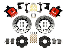 Load image into Gallery viewer, Wilwood Combination Parking Brake Rear Kit 11.00in Drilled Red Civic / Integra Drum 2.71 Hub Offset - Black Ops Auto Works