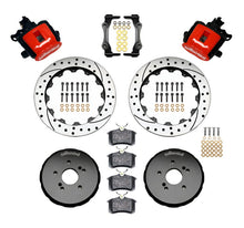 Load image into Gallery viewer, Wilwood Combination Parking Brake Rear Kit 12.88in Drilled Red Honda S2000-Brake Calipers - Perf-Wilwood