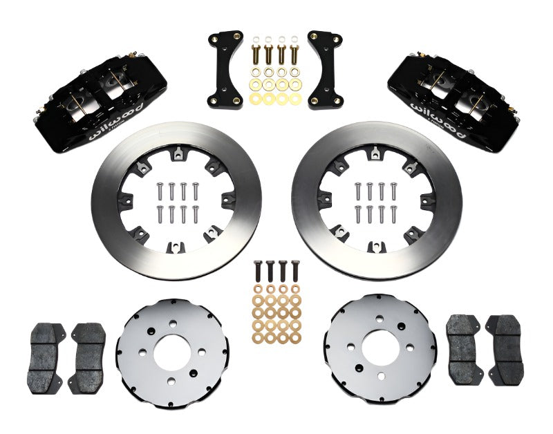 Wilwood Dynapro 6 Front Hat Kit 12.19in 94-01 Honda/Acura w/262mm Disc - Black Ops Auto Works