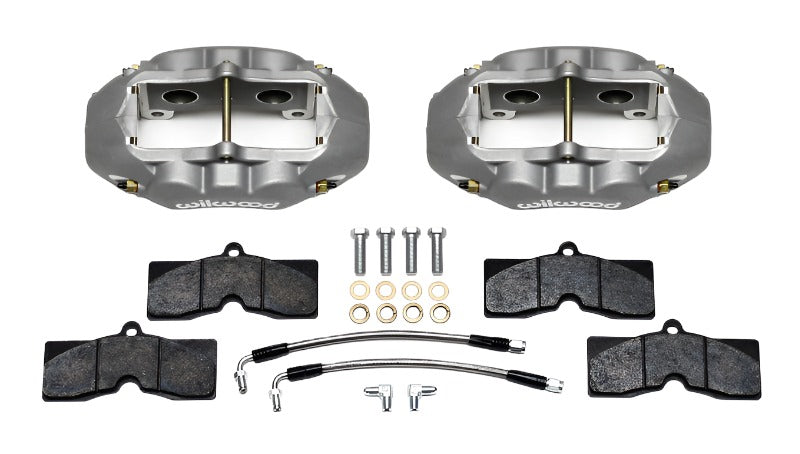 Wilwood D8-4 Rear Caliper Kit Clear Corvette C2 / C3 65-82 - Black Ops Auto Works