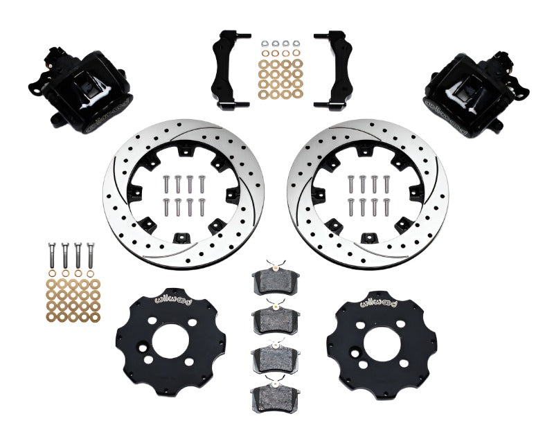 Wilwood Combination Parking Brake Rear Kit 11.75in Drilled Mini Cooper - Black Ops Auto Works