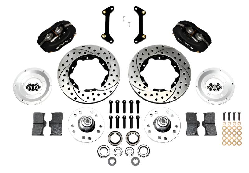 Wilwood Forged Dynalite Front Kit 11.00in Drilled 79-87 GM G Body - Black Ops Auto Works