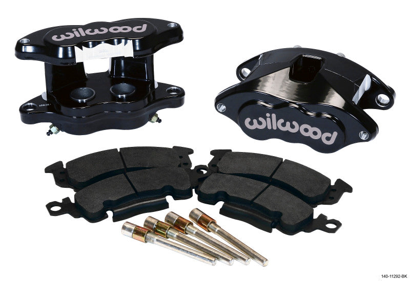 Wilwood D52 Rear Caliper Kit - Black Pwdr 1.25 / 1.25in Piston 1.28in Rotor - Black Ops Auto Works