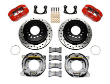 Load image into Gallery viewer, Wilwood Dynapro Low-Profile 11.00in P-Brake Kit Drill-Red New Big Ford 2.50in Offset - Black Ops Auto Works