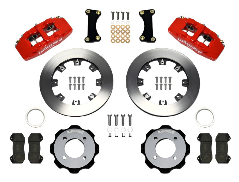 Wilwood Dynapro 6 Front Hat Kit 12.19in Red 2011 Fiesta - Black Ops Auto Works