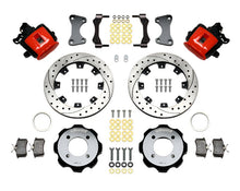 Load image into Gallery viewer, Wilwood Combination Parking Brake Rear Kit 11.75in Drilled Red 2011 Fiesta Rear-Brake Calipers - Perf-Wilwood