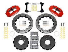 Load image into Gallery viewer, Wilwood Narrow Superlite 6R Front Hat Kit 12.88in Drill Red 2006-Up Civic / CRZ - Black Ops Auto Works