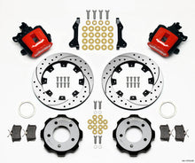Load image into Gallery viewer, Wilwood Combination Parking Brake Rear Kit 12.19in Drilled Red 2006-Up Civic / CRZ - Black Ops Auto Works