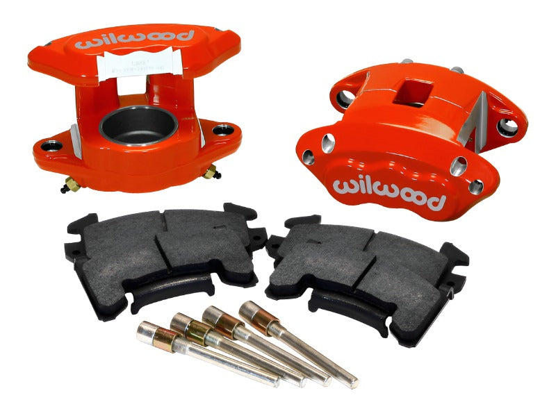 Wilwood D154 Front Caliper Kit - Red 2.50in Piston 1.04in Rotor - Black Ops Auto Works