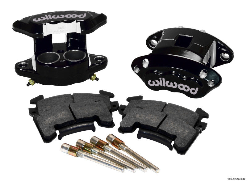 Wilwood D154 Front Caliper Kit - Black 1.62 / 1.62in Piston 1.04in Rotor - Black Ops Auto Works