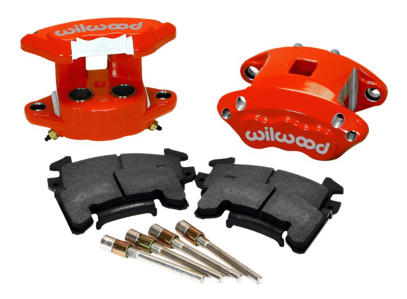 Wilwood D154 Rear Caliper Kit - Red 1.12 / 1.12in Piston 1.04in Rotor - Black Ops Auto Works