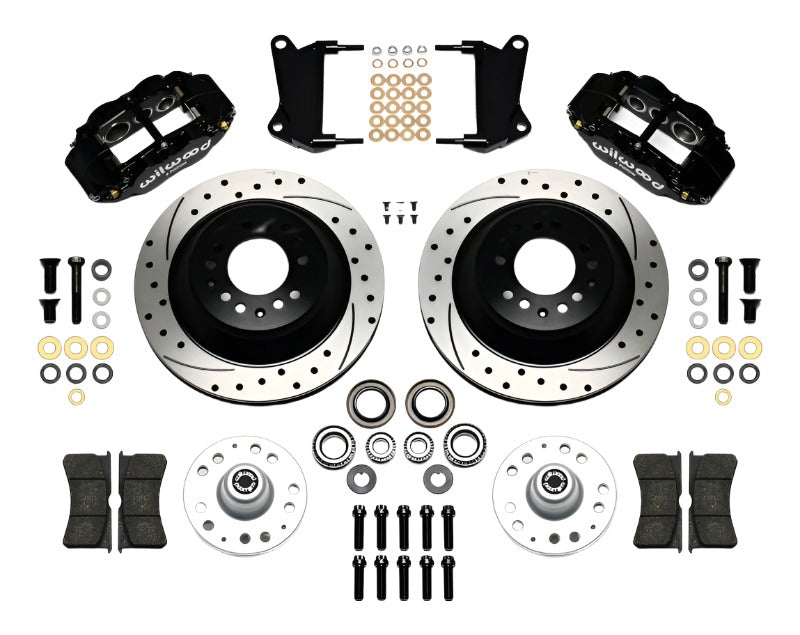 Wilwood Narrow Superlite 6R Front Hub & 1PC Rtr Kit 12.88in Dril 67-69 Camaro 64-72 Nova Chevelle - Black Ops Auto Works