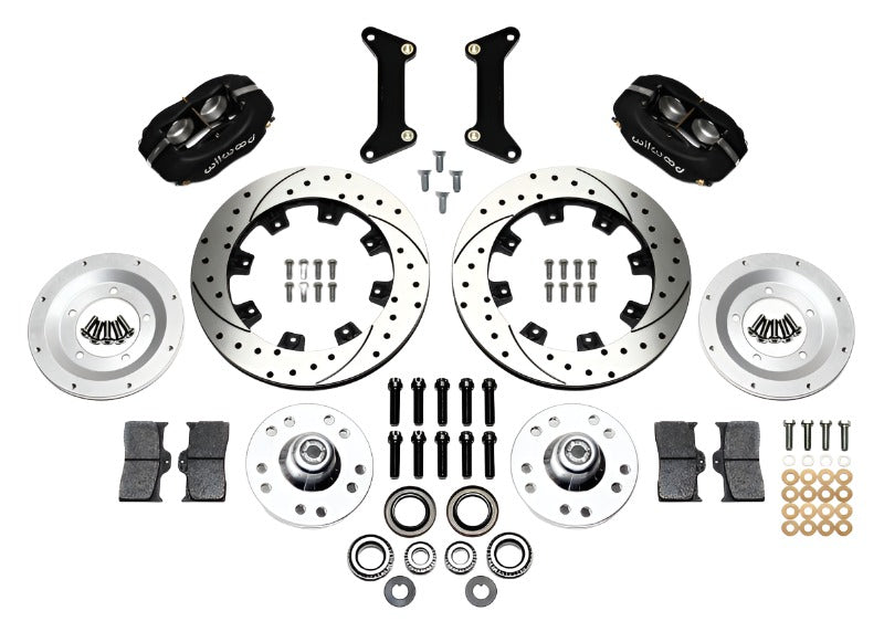 Wilwood Forged Dynalite Front Kit 12.19in Drilled 79-87 GM G Body - Black Ops Auto Works