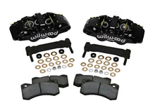 Load image into Gallery viewer, Wilwood AERO6 Front Caliper &amp; Bracket Kit - Black 97-13 C5/C6 Corvette w/ OEM HD/Z51 Rotors - Black Ops Auto Works