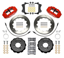 Load image into Gallery viewer, Wilwood Narrow Superlite 6R Front Hat Kit 12.88in Red 06-12 Volkswagen GTI w/ Lines - Black Ops Auto Works