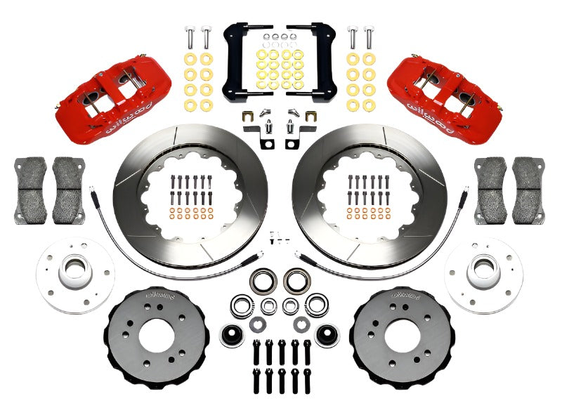 Wilwood AERO6 Front Truck Kit 14.25in Red 97-03 Ford F150 - Black Ops Auto Works