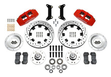 Load image into Gallery viewer, Wilwood Dynapro 6 Front Hub Kit 12.19in Drilled Red 79-87 GM G Body - Black Ops Auto Works