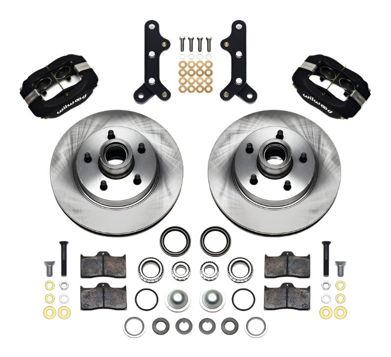 Wilwood Forged Dynalite Front Kit 11.88in 1 PC Rotor&Hub Buick Rivera 1964-65 - Black Ops Auto Works