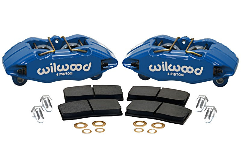 Wilwood DPHA Front Caliper & Pad Kit Blue Honda / Acura w/ 262mm OE Rotor - Black Ops Auto Works