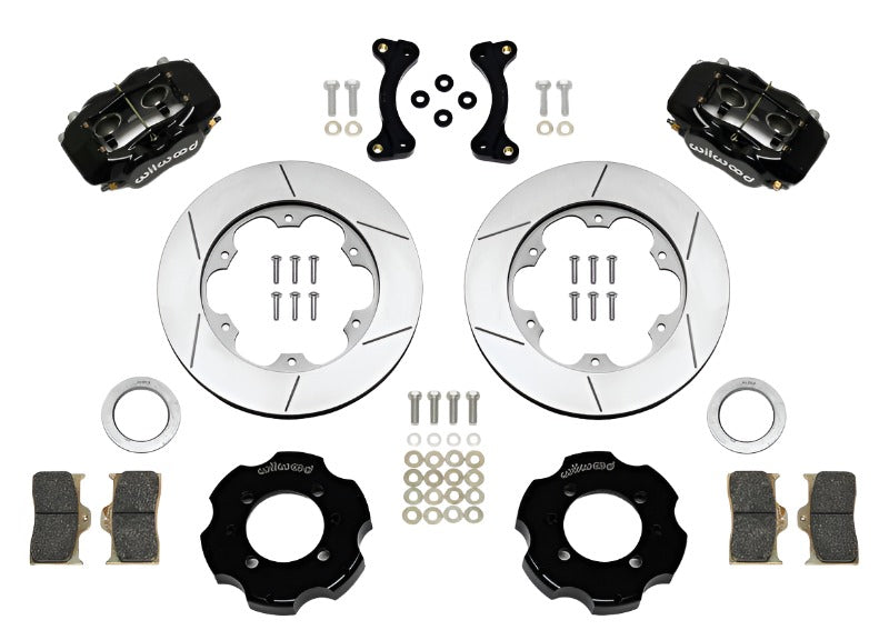 Wilwood Forged Dynalite Front Hat Kit 11.00in GT Rotor 95-05 Miata - Black Ops Auto Works
