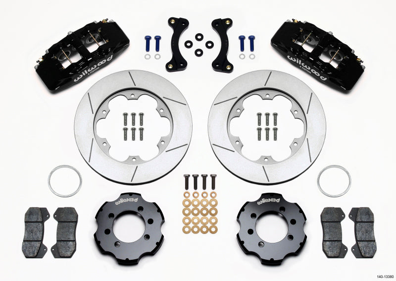 Wilwood Dynapro 6 Front Hat Kit 11.00in GT Rotor 95-05 Miata - Black Ops Auto Works