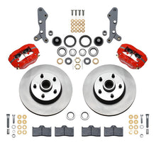 Load image into Gallery viewer, Wilwood Forged Dynalite-M Front Kit 11.30in 1 PC Rotor&amp;Hub Red 60-68 Ford / Mercury Full Size-Big Brake Kits-Wilwood