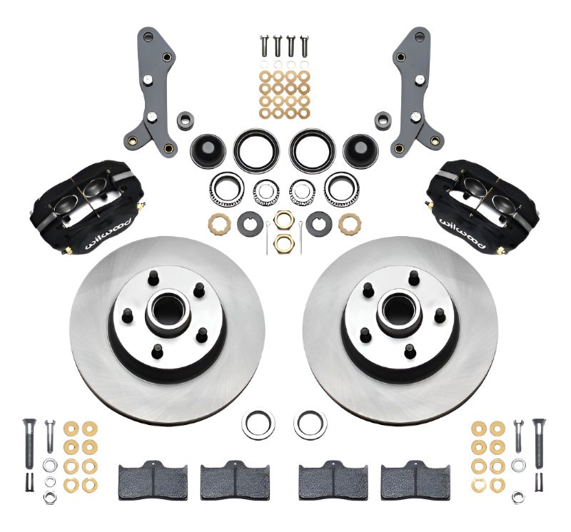Wilwood Forged Dynalite-M Front Kit 11.30in 1 PC Rotor&Hub 60-68 Ford / Mercury Full Size / Galaxie Wilwood