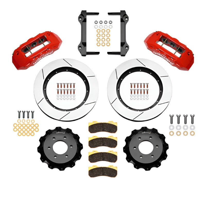 Wilwood TX6R Front Kit 15.50in Red 2010-Up Ford F150 (6 lug) - Black Ops Auto Works