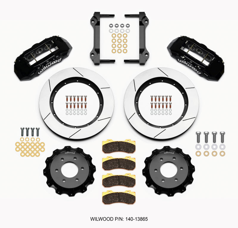 Wilwood TX6R Front Kit 15.50in Black 2010-Up Ford F150 (6 lug) - Black Ops Auto Works